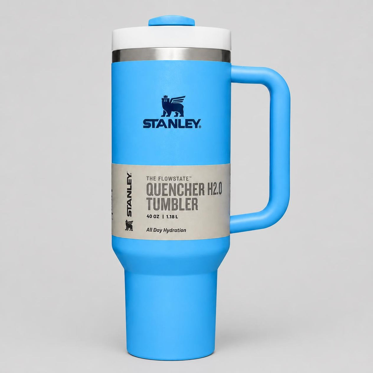 Large Insulated-Style Travel Tumbler with Straw