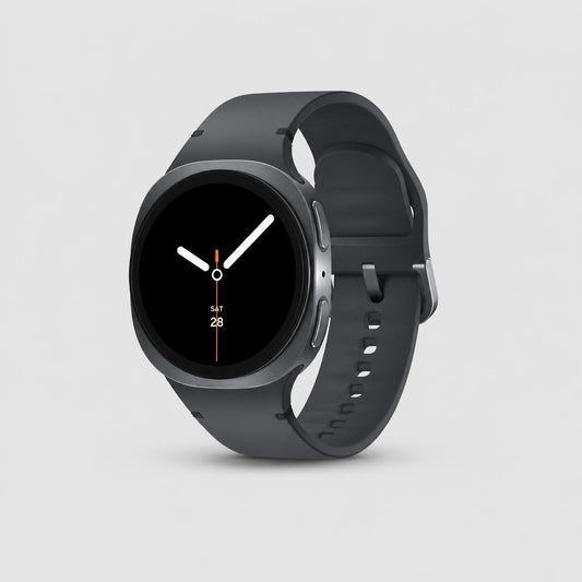 Round Smartwatch with Analog Watch Face