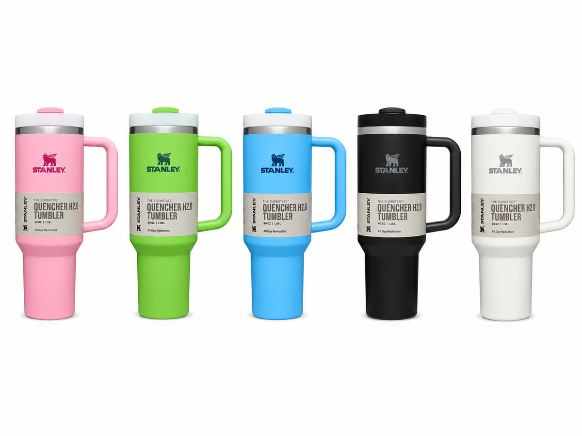 Large Insulated-Style Travel Tumbler with Straw