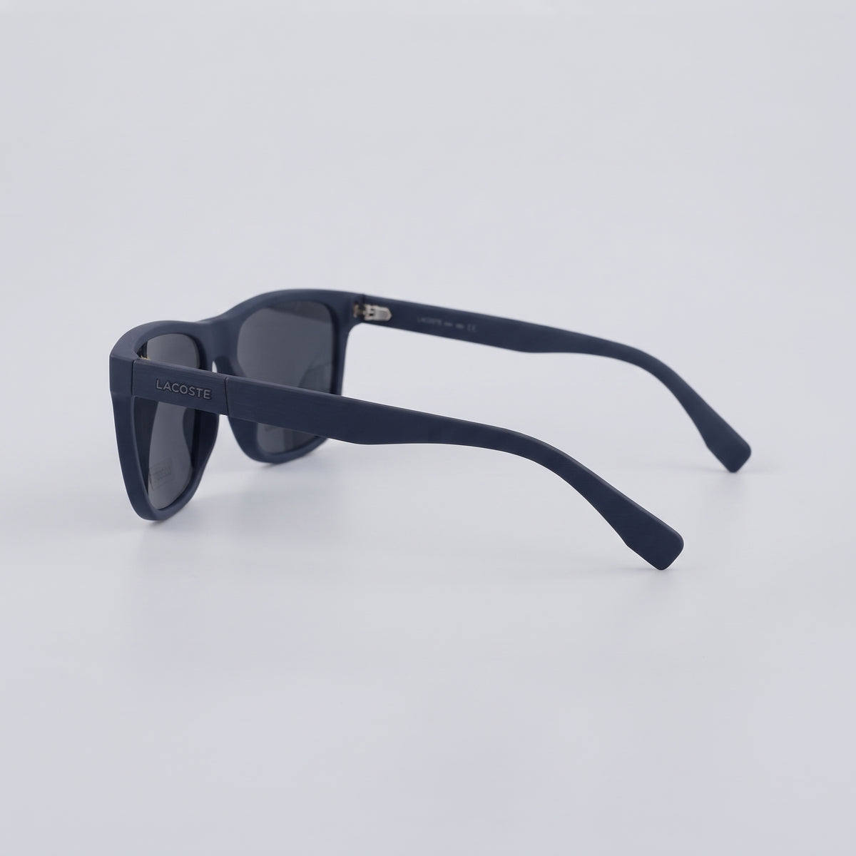 Men’s Square Sunglasses - Matte Navy Blue Frame with Dark Grey Lenses