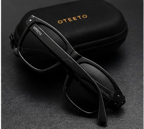 OTETTO MT02 Smart Glasses Black - Bluetooth Audio Sunglasses with Touch Control UAE