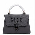 Beige Dior Top Handle Bag | Nude Dior Structured Handbag with DIOR Logo UAE