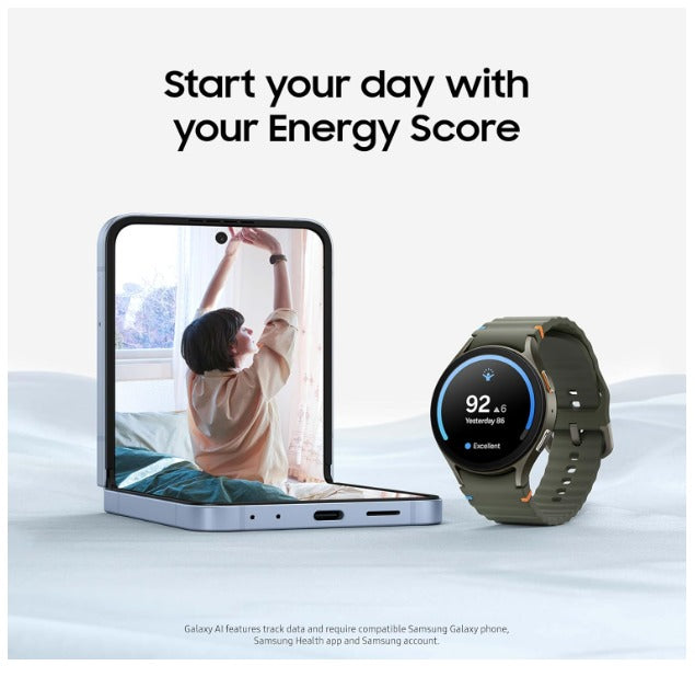 Samsung Galaxy Watch 7 with Energy Score Olive Green - AI Health Smartwatch 40mm/44mm UAE
