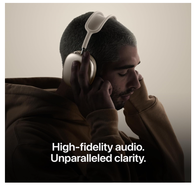 Premium Bluetooth Headphones - Padded Ear Cups, Metal Frame Accents, Comfortable for Long Use